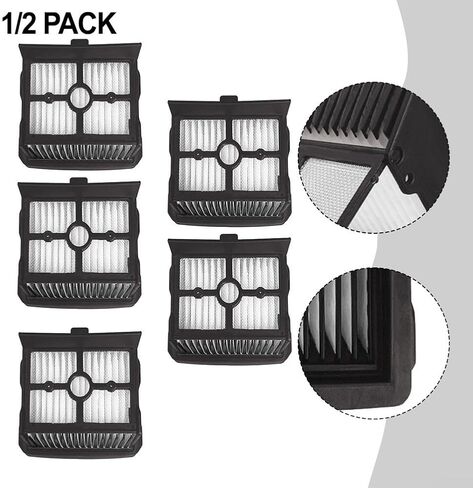 For X-Clean 10 Wet and Dry Vacuum Cleaner HEPA Filter Set, ABS Frame and Filter Cloth, Compatible Replacement Vacuum Parts for Efficient Dust Filtration and Indoor Air Quality Improvement(5 PACK) in Saudi Arabia