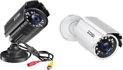 نظام كاميرا مراقبة ZOSI 2.0MP 1080P | كاميرا CCTV 4 في 1 TVI/CVI/AHD/CVBS | غلاف معدني مقاوم للعوامل الجوية | متوافق مع مسجلات الفيديو الرقمية التناظرية 960H/720P/1080P/5MP/4K. in Kuwait