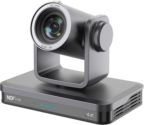كاميرا PTZ بدقة 4K60 إطارًا في الثانية مع خاصية التتبع التلقائي NDI HX3 20x زووم بصري، ألوان حقيقية، POE HDMI USB3.0 3G-SDI للكنيسة، البث المباشر للتعليم Vmix YouTube (JS8020USH4K) (4K 60FPS 20X Zoom) in Kuwait