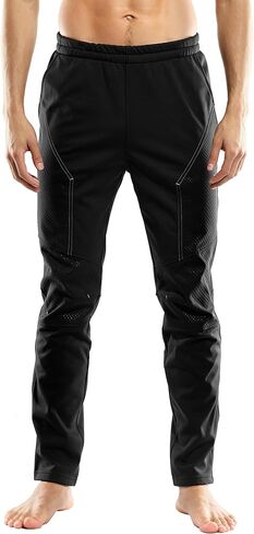 Inbike Winter Cycling Pants Men ، Fleece Fleece المبطنة بالرياح المبطنة بركوب الدراجات لركوب الدراجات الجبلية الجبلية الرياضية في الهواء الطلق in Saudi Arabia