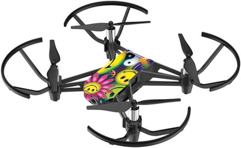 غلاف MightySkins متوافق مع طائرة DJI Ryze Tello Drone - Peace Smile | غطاء ملتف واقٍ ومتين وفريد ​​من نوعه من الفينيل | سهل التطبيق والإزالة وتغيير الأنماط | صنع في الولايات المتحدة الأمريكية in Saudi Arabia