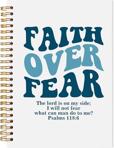 LADOCK God Is Good All the Time Christian Spiral Notebook, Retro Bible Verse Journal, Christian Gifts for Women Men, Church Notes Notebook, Religious Prayer Journal for Woman, 5.5x8.3 in Kuwait