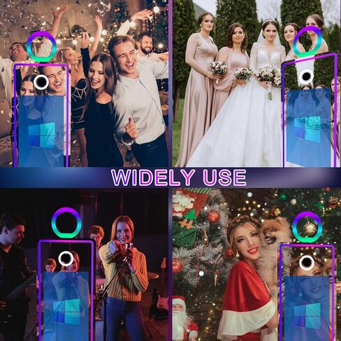 65" Magic Mirror Photo Booth with 32" Touch Screen, Portable Photo Booth with RGB Fill Light & Flight case for Weddings Parties Events (White, Photo Booth) in Saudi Arabia