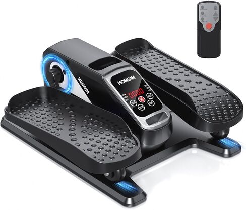 Homgim Under Desk Elliptical Machine - تمرين ساق مهيئ هادئ مع برامج يدوي عن بُعد ، برامج تلقائية/3 سرع in Kuwait