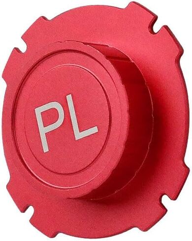 Alvins PL Mount Cine Cap for ARRI| RED| Sony CineAlta|Aja Cion PL Cine Cameras Lens Cap Aluminum, Red in Saudi Arabia