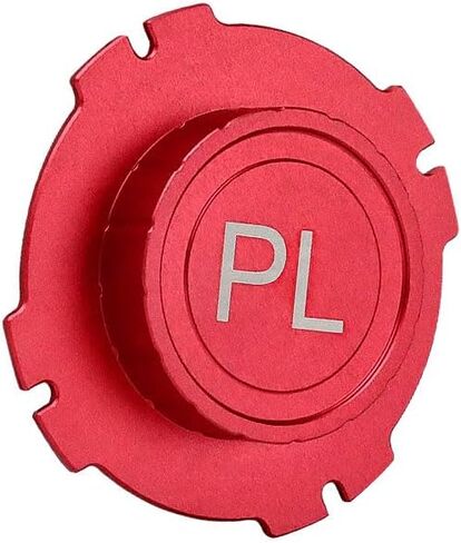Alvins PL Mount Cine Cap for ARRI| RED| Sony CineAlta|Aja Cion PL Cine Cameras Lens Cap Aluminum, Red in Saudi Arabia