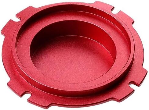 Alvins PL Mount Cine Cap for ARRI| RED| Sony CineAlta|Aja Cion PL Cine Cameras Lens Cap Aluminum, Red in Saudi Arabia