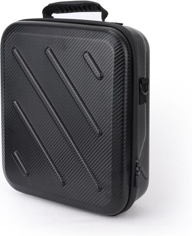 حقيبة حمل لـ Starlink Mini، حقيبة تخزين واقية محمولة وخفيفة للغاية متوافقة مع Starlink Mini PU غطاء حماية صلب مقاوم للماء للمنزل والسفر والمغامرات الخارجية (أسود) in Kuwait