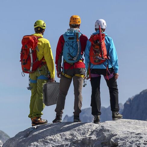 حقيبة حمل لـ Starlink Mini، حقيبة تخزين واقية محمولة وخفيفة للغاية متوافقة مع Starlink Mini PU غطاء حماية صلب مقاوم للماء للمنزل والسفر والمغامرات الخارجية (أسود) in Kuwait