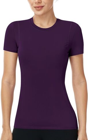 قمصان ضغط المرأة في Runhit Tops Tops Tops Athletic Base Base T-Shirt لصالة الألعاب الرياضية التي تعمل على تشغيل كرة السلة اليوغا BJJ in Saudi Arabia