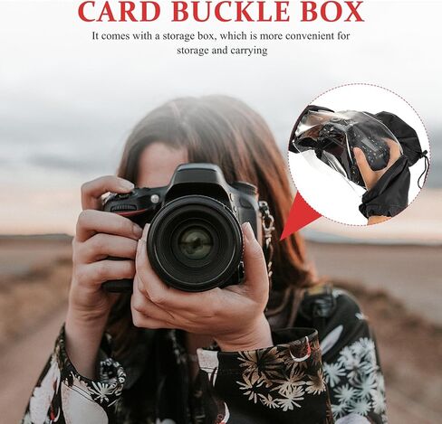 Operitacx Camera Rain Cover for DSLR Cameras Waterproof Protective Sleeve Dustproof Outdoor Photography Raincoat Compatible in Saudi Arabia