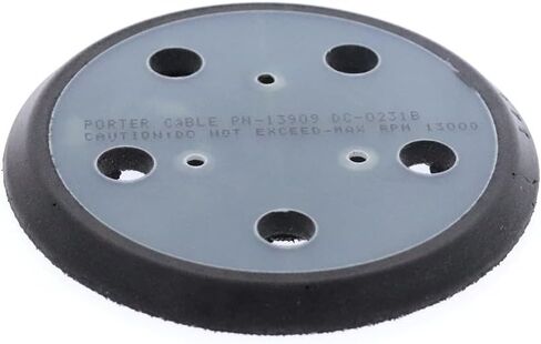 Porter Cable 333 Palm Sander 5 Hole Replacement 5" Hook & Loop Pad # 889873 in Saudi Arabia