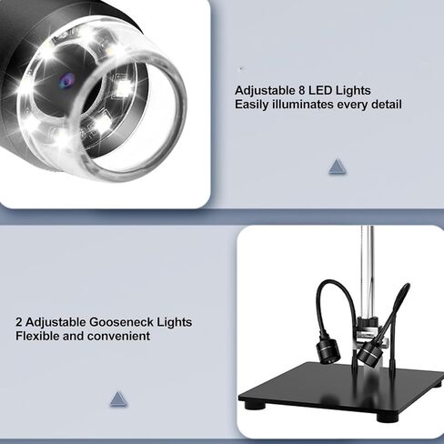 Magnifier 10.1 Inch HD Screen High Definition Multimedia Interface 1500X Digital Microscope in Saudi Arabia