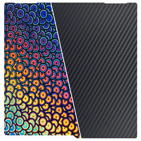 صفيحة بناء الصلب الربيعي المطورة 355 × 355 مم لـ Sovol SV03 SV08 سلس على الجوانب المزدوجة PEK PET PET SPER in Kuwait