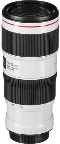 Canon EF 70-200mm f/4L is II USM Lens | L-Series Telephoto Zoom with Image Stabilization & Fast Autofocus | for Sports, Wildlife, & Portrait Photography (2309C002) + Extender EF 1.4X III, 64GB Card in Saudi Arabia