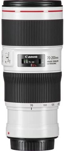 Canon EF 70-200mm f/4L is II USM Lens | L-Series Telephoto Zoom with Image Stabilization & Fast Autofocus | for Sports, Wildlife, & Portrait Photography (2309C002) + Extender EF 1.4X III, 64GB Card in Saudi Arabia