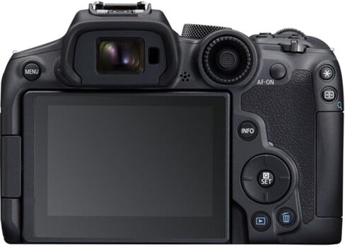 مجموعة كاميرا Canon EOS R7 بدون مرآة مع مجموعة صور Corel + بطاقة ذاكرة سعة 64 جيجابايت + طقم تنظيف + حقيبة كاميرا (5 قطع) in Kuwait