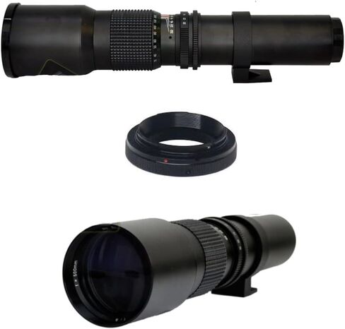 VIVITAR 500 مللي متر مسبقا F8.0 عدسة لنيكون D3200 D800 D7000 D700 D5100 D3100 D90 D300S D3000 D5000 in Saudi Arabia