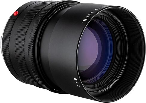 لايكا APO-Summicron-M 75 ملم f/2 ASPH. عدسة سوداء | عدسة بورتريه مدمجة على شكل حرف M مزودة بتصحيح APO ودقة التركيز البؤري اليدوي (11637) + طقم مرشح العدسة + طقم التنظيف + حافظة الغطاء in Kuwait