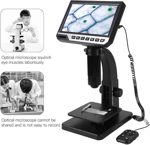 500X 2000X Digital Microscope of 12MP Camera Technology to Observe Pieces with Adjustable LED Lights in Kuwait