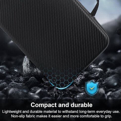 Hard Shell Carrying Case for Insta360 X5 & X4X3 Cameras - EVA Lined, Large Capacity, Ideal for Accessories in Saudi Arabia