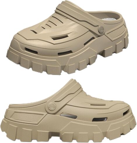 قباقيب كلاسيكية مثقوبة للجنسين | صنادل لدعم القوس | أحذية الحديقة - أحذية رياضية خفيفة الوزن مصنوعة من مادة إي في إيه سهلة الارتداء للحديقة والشاطئ وشرائح مريحة سريعة الجفاف وقابلة للغسل في الغسالة in Kuwait