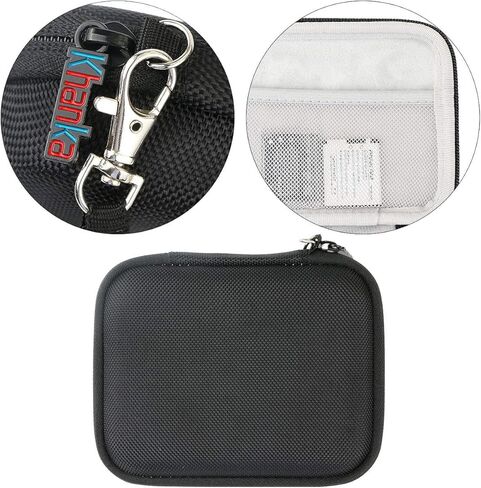 khanka Hard Camera Case for Canon PowerShot ELPH 180/190/360, Protective Travel Carrying Bag with Shockproof EVA Storage (Black) in Saudi Arabia
