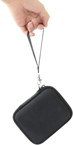khanka Hard Camera Case for Canon PowerShot ELPH 180/190/360, Protective Travel Carrying Bag with Shockproof EVA Storage (Black) in Saudi Arabia
