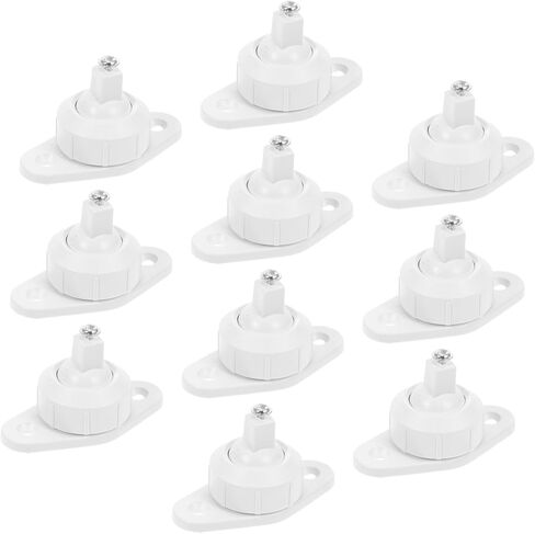 Housoutil 10pcs Bracket No-Drill Mounting for Alarm Detector Wall Mounting Bracket Robust Material in Saudi Arabia