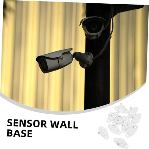 Housoutil 10pcs Bracket No-Drill Mounting for Alarm Detector Wall Mounting Bracket Robust Material in Saudi Arabia