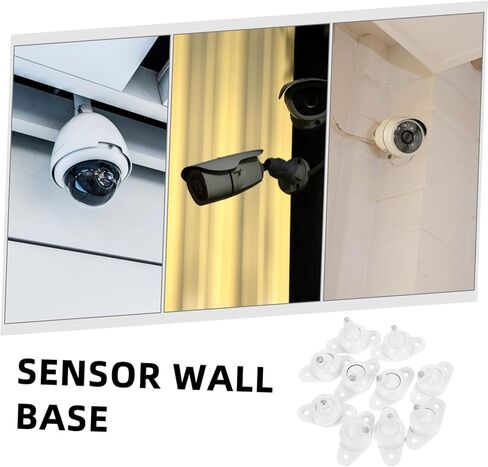 Housoutil 10pcs Bracket No-Drill Mounting for Alarm Detector Wall Mounting Bracket Robust Material in Saudi Arabia