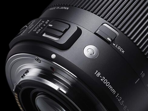 عدسة سيجما 18-200 ملم F3.5-6.3 معاصرة DC Macro OS HSM لكاميرات Canon (متجددة) in Saudi Arabia