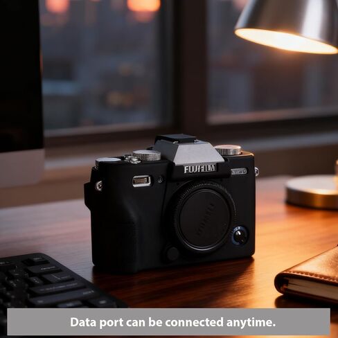 حافظة لملحقات كاميرا Fujifilm XT30 II/XT30، حافظة واقية من السيليكون الناعم مع واقي شاشة، خفيفة الوزن، مضادة للخدش لغطاء Fujifilm X-T30 II/X-T30 (أسود) in Kuwait