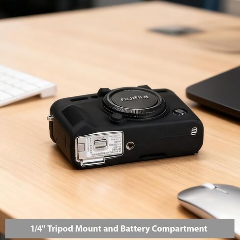 حافظة لملحقات كاميرا Fujifilm XT30 II/XT30، حافظة واقية من السيليكون الناعم مع واقي شاشة، خفيفة الوزن، مضادة للخدش لغطاء Fujifilm X-T30 II/X-T30 (أسود) in Kuwait