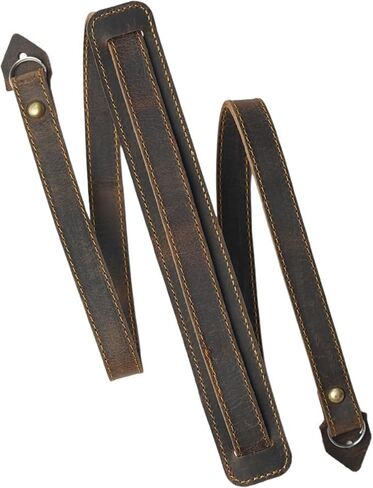 حزام الكاميرا من جلد البقر المحبب بالكامل وحزام الكتف والرقبة | حزام كاميرا جلدي نحيف مصنوع يدويًا-04 in Kuwait