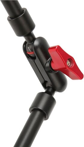 31inch Adjustable Articulating Arm, Overhead Camera Mount Desk Stand with 1/4in 3/8in Thread, 360 Degree Rotation Desk Phone Mount Clamp Stand for Camera Phone in Saudi Arabia