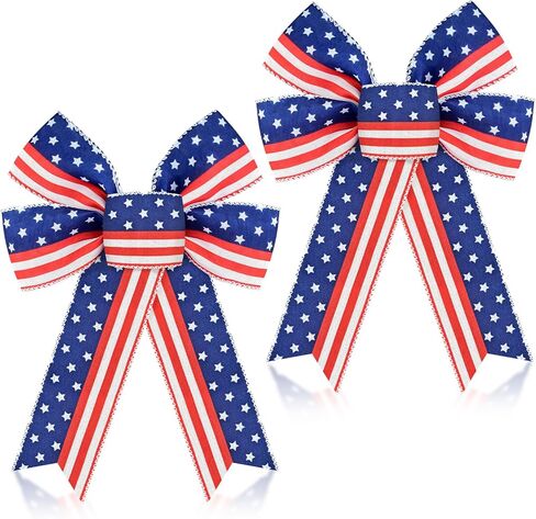 Mupera 2.5" x 20 Yards Black & White Farmhouse Wired Ribbon - Rustic Striped, Checkered, Polka Dot & Solid | Ideal for Wreaths, Bows, Gift Wrapping & Wedding Crafts in Kuwait