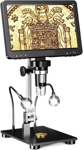 Digital Microscope, HDMI Digital Microscope 7'' IPS Screen Microscopes 1200X,Pocket Portable in Kuwait