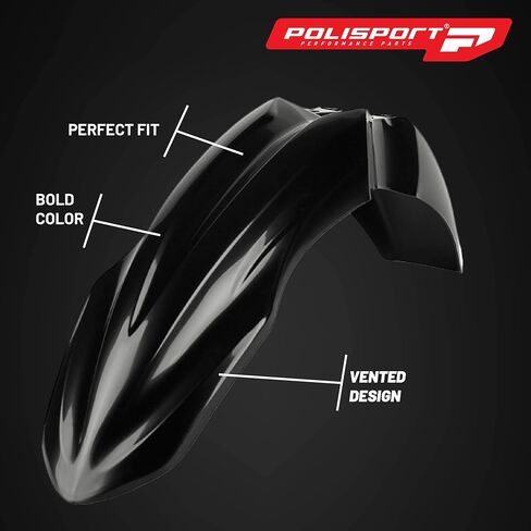 Polisport Motocross (MX) Replica Plastic Kit for Kawasaki KX 250F (2013-16) – OEM Quality, Durable, Flexible & Perfect Fit – Green/Black in Saudi Arabia