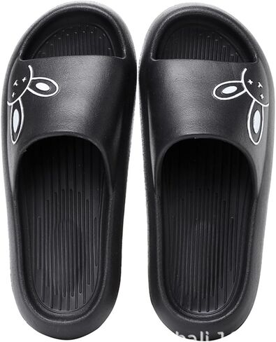 Rabbit Slippers Cute Cartoon Slipper Simple Rabbit Head Pattern Slipper Cloud Stepping Feeling Indoor And Outdoor Thick Sole Slippers in Saudi Arabia