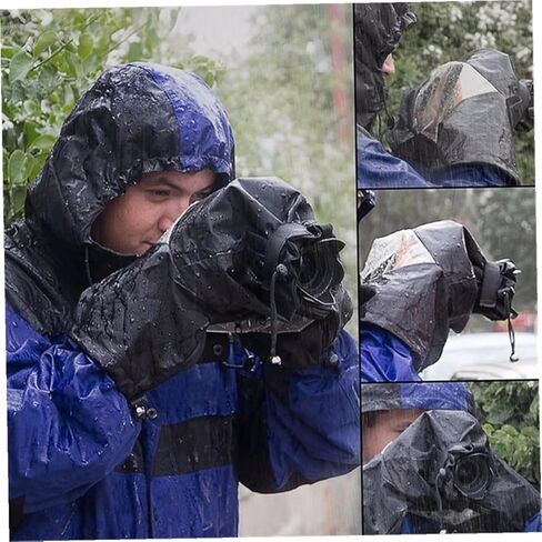 Waterproof Camera Rain Cover for DSLR Cameras Outdoor Protective Photography Accessory Dustproof Rain Sleeve Suitable for Hunting and Bird Watching in Saudi Arabia