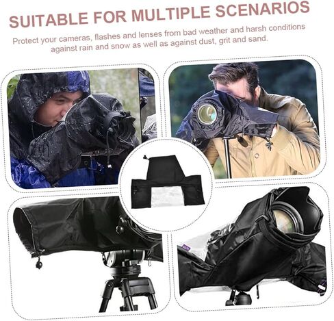 Waterproof Camera Rain Cover for DSLR Cameras Outdoor Protective Photography Accessory Dustproof Rain Sleeve Suitable for Hunting and Bird Watching in Saudi Arabia
