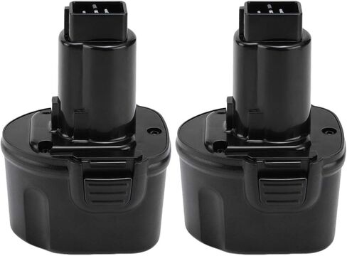 2 حزمة 4800 مللي أمبير بديلة لبطارية ديوالت 7.2 فولت DW9057 DE9057 DE9085، متوافقة مع أداة ديوالت 7.2 فولت DW920K DW920K2 DW925K DW925K2 DW968K in Saudi Arabia