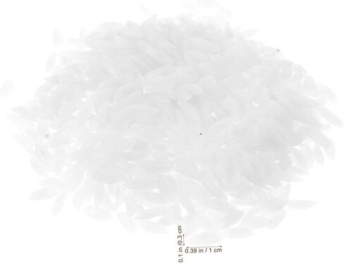 نماذج الأرز الأبيض الاصطناعي 3 عبوات أرز مزخرف من مادة PVC لعرض المطبخ ودعائم التصوير الفوتوغرافي ومحاكاة الطبخ وديكور الزفاف in Kuwait