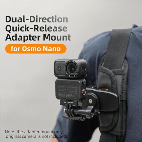 حامل سريع التحرير لـ DJI Nano Osmo Action 6، حامل قاعدة محول مغناطيسي مع فتحة لولبية 1/4 بوصة ومخالب مزدوجة قابلة للطي لعصا السيلفي ثلاثية القوائم، لملحقات DJI Osmo Nano in Saudi Arabia