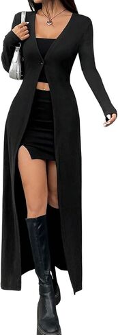 Gorglitter Women's Y2K Goth Cardigan V Neck Button Up Fall Sweater 2025 Long Sleeve Tops Tops in Saudi Arabia