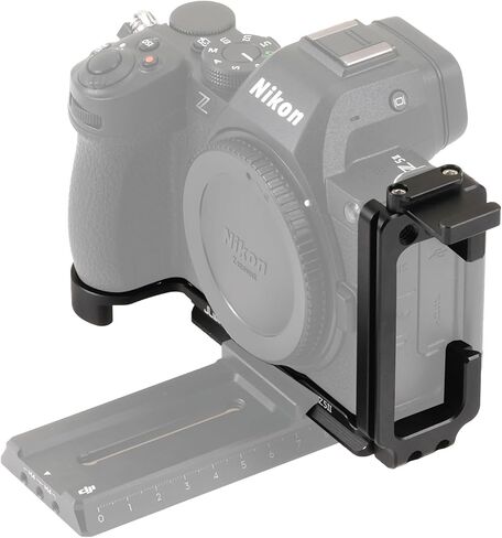 لوحة إطلاق سريع للكاميرا العمودية على شكل حرف L من Fotga لكاميرا Nikon Z5 II عديمة المرآة، لوحة تثبيت حامل ثلاثي القوائم Arca، حامل حذاء بارد، لوحة قاعدة متوافقة مع DJI Ronin RS 2 3 4 وPro Gimbal in Kuwait