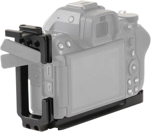 لوحة إطلاق سريع للكاميرا العمودية على شكل حرف L من Fotga لكاميرا Nikon Z5 II عديمة المرآة، لوحة تثبيت حامل ثلاثي القوائم Arca، حامل حذاء بارد، لوحة قاعدة متوافقة مع DJI Ronin RS 2 3 4 وPro Gimbal in Kuwait