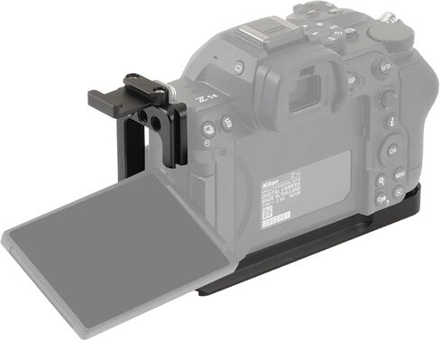 لوحة إطلاق سريع للكاميرا العمودية على شكل حرف L من Fotga لكاميرا Nikon Z5 II عديمة المرآة، لوحة تثبيت حامل ثلاثي القوائم Arca، حامل حذاء بارد، لوحة قاعدة متوافقة مع DJI Ronin RS 2 3 4 وPro Gimbal in Kuwait