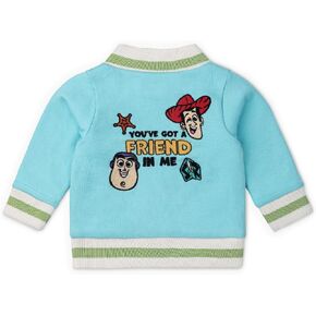 MONICA + ANDY Zip Bomber Jacket, Size 4T, Mickey + Friends on Navy, 100% Organic Toddler Clothes for Boys, Zipper Jacket, Sustainable Super Soft Fabric, Sizes for Kids, Toddler, & Infant in Kuwait